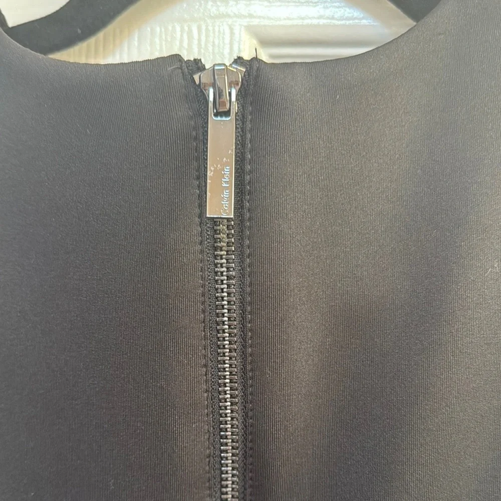 Calvin Klein Fitted Black Sleeveless Dress - Picture 4 of 6